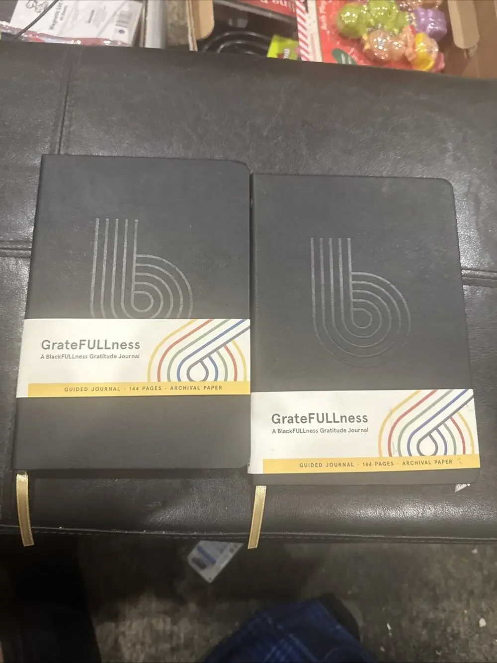 GrateFULLness BlackFULLness Gratitude Journal 144 Pages Guided Notebook Set 2